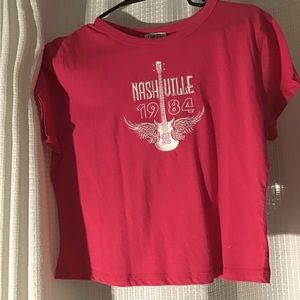 Hot pink Nashville T shirt